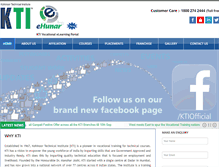 Tablet Screenshot of kti.ac.in