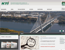 Tablet Screenshot of kti.hu