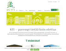 Tablet Screenshot of kti.fi